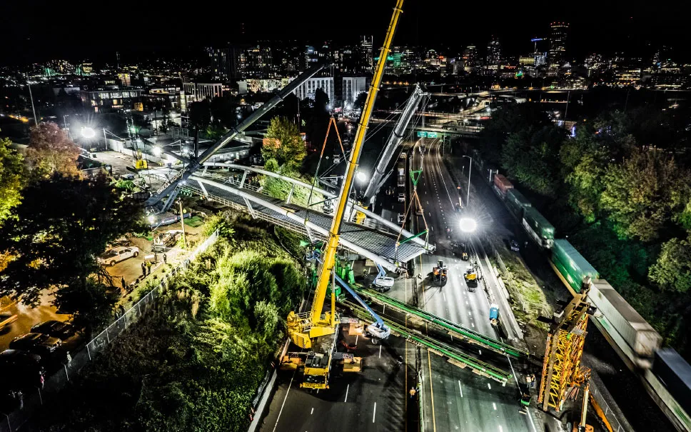 Omega Morgan night jobsite